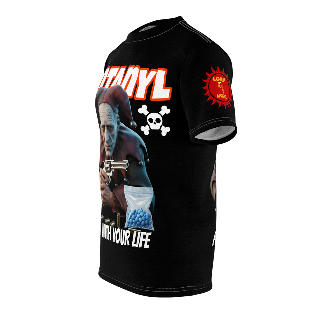 Fentanyl Awareness Graphic Tee — “Play With Your Life” Prevention Shirt