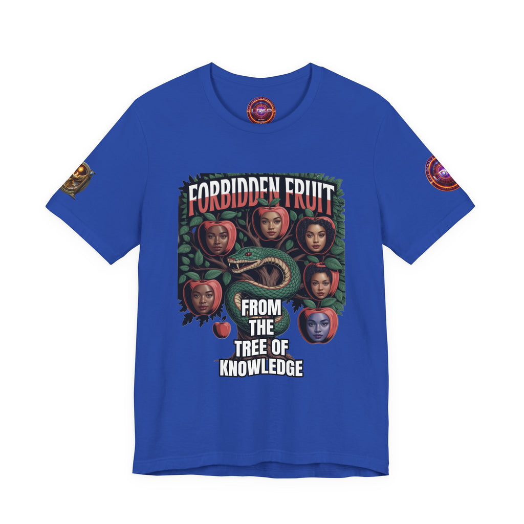 Short Sleeve Tee - Tree of Knowledge Forbidden Fruit Design