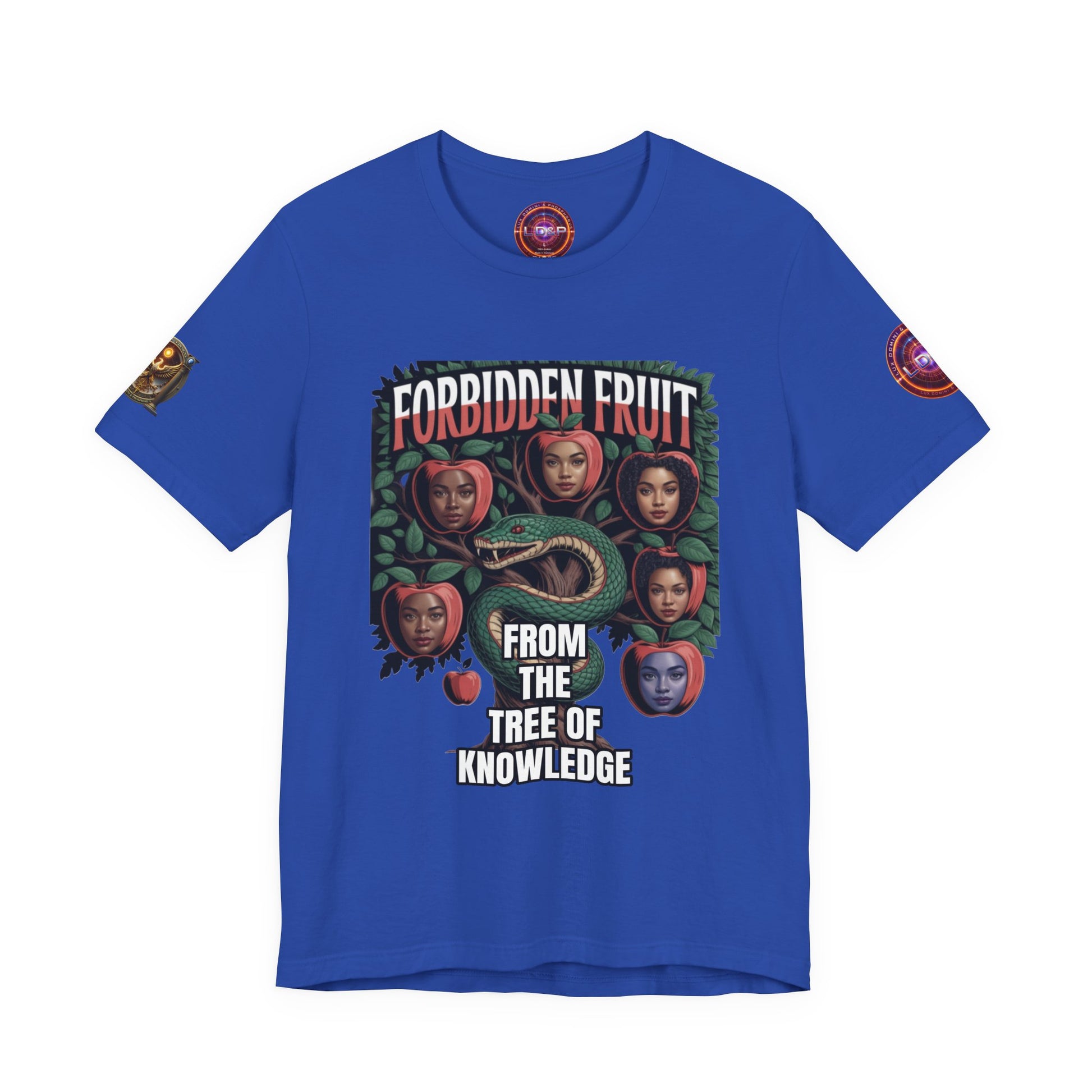 Short Sleeve Tee - Tree of Knowledge Forbidden Fruit Design