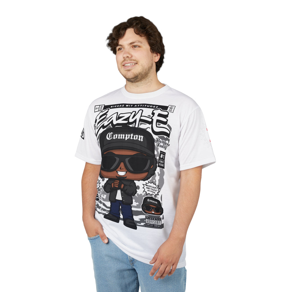 Eazy-E Compton Cartoon Tee LD&P APPAREL Light white