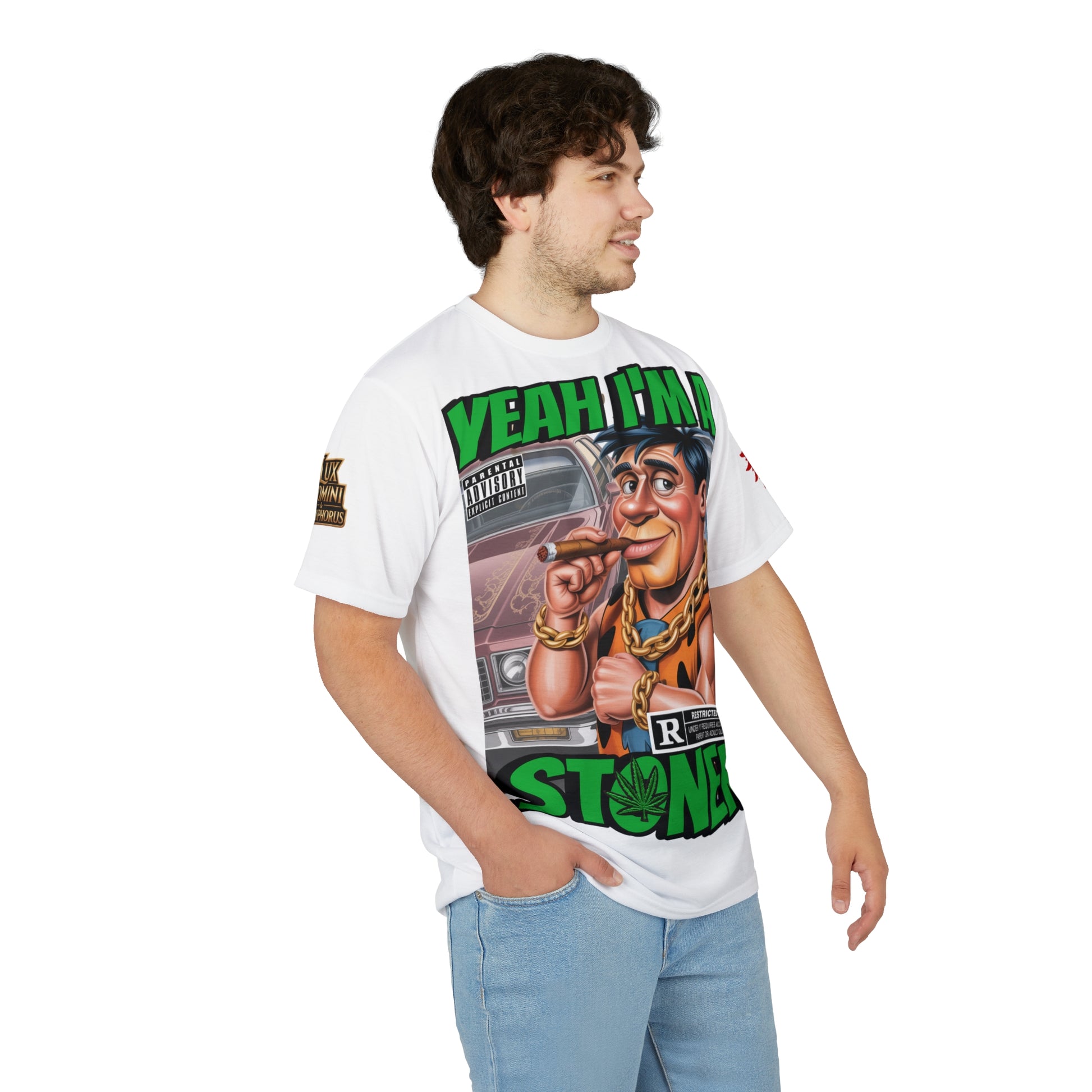 Yeah I'm a Stoner T-Shirt LD&P APPAREL white