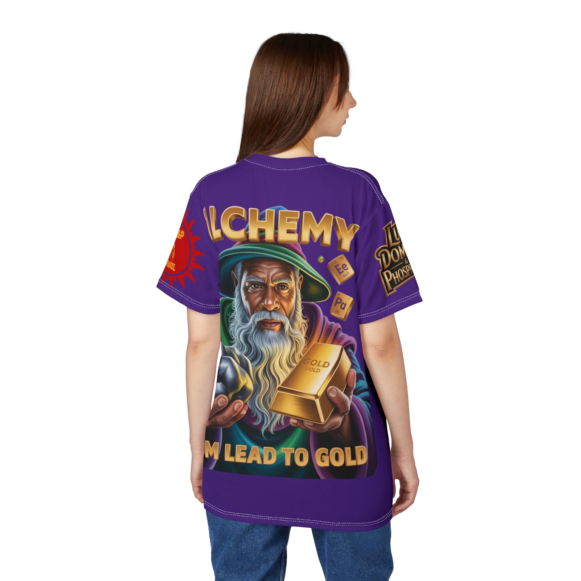 Alchemy Unisex Cut & Sew Tee purple