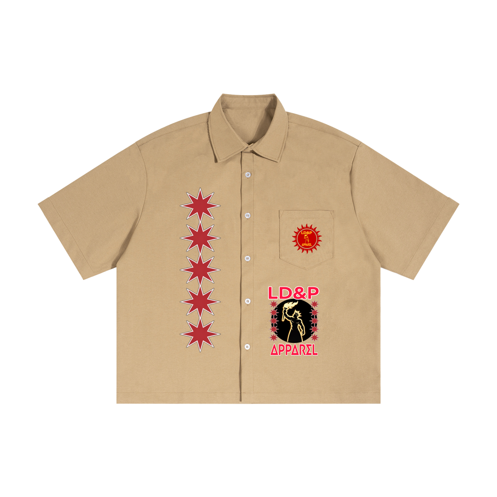 LD&P APPAREL Unisex Boxy Heavyweight Short Sleeve Shirt