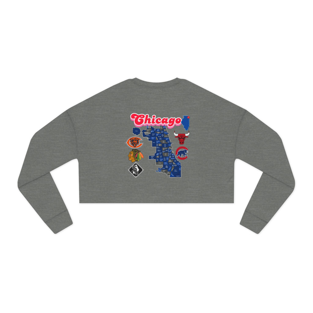 Chicago Graphic Women's Cropped Sweatshirt