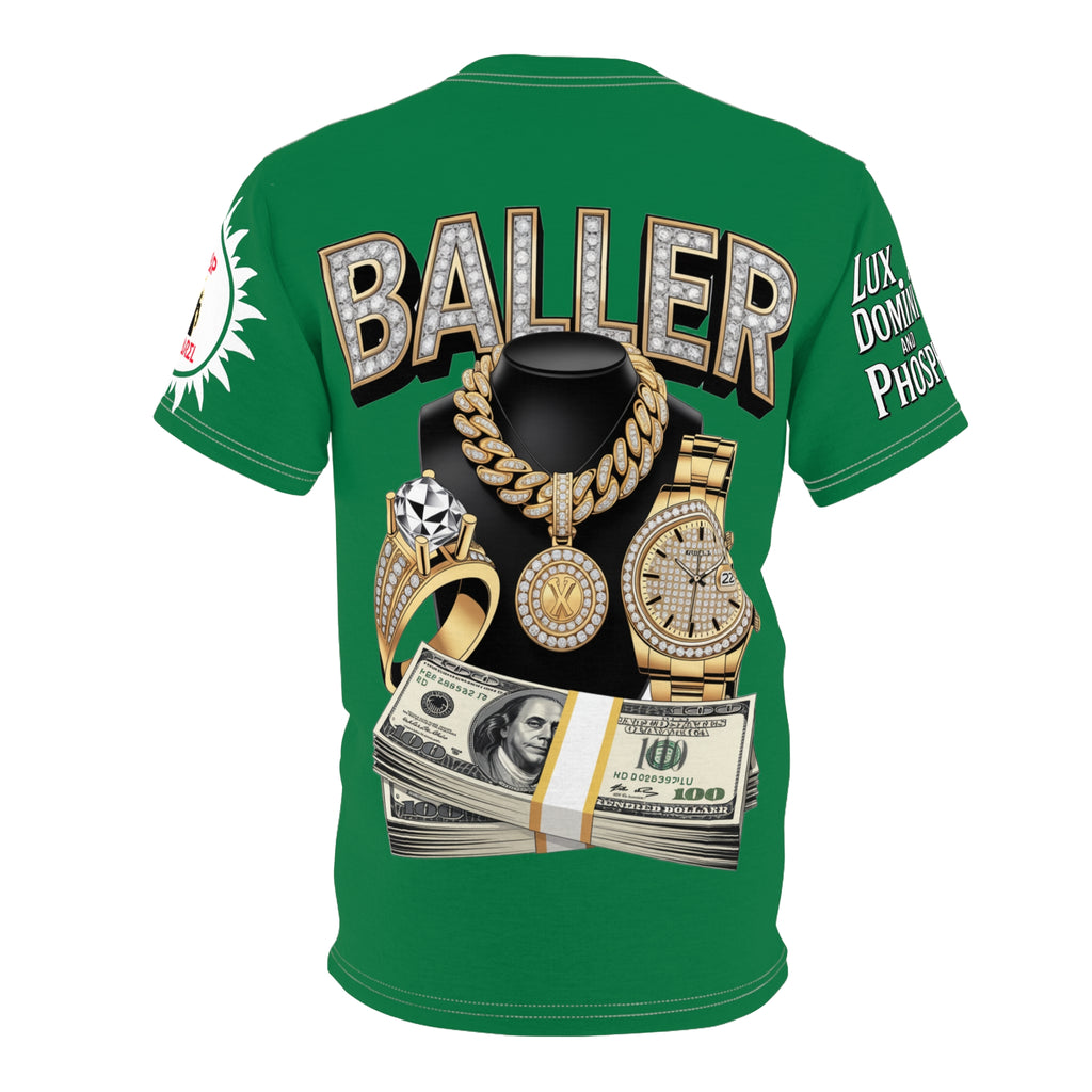 Baller  Unisex Tee - LD&P Apparel Design green