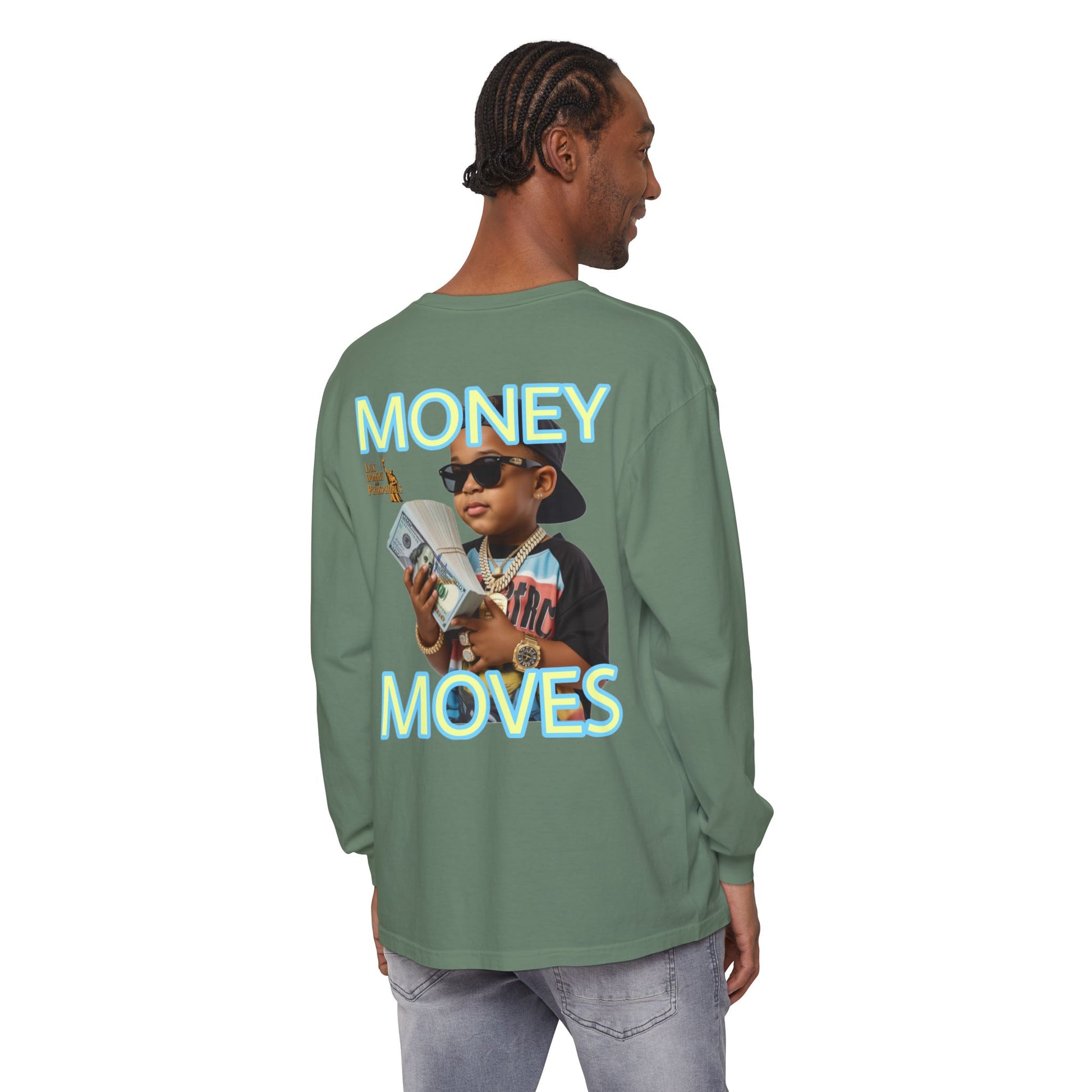 Long Sleeve T-Shirt - Money Moves LD&P APPAREL