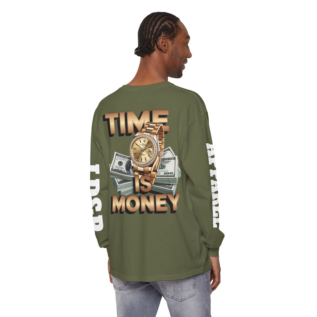 Long Sleeve T-Shirt Time is MONEY Design