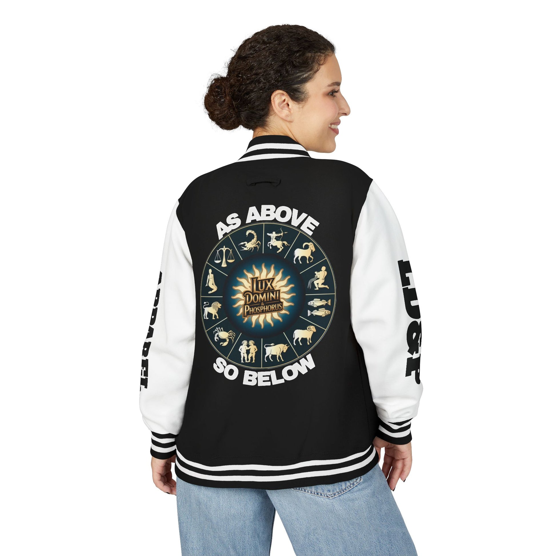 Letterman Jacket - As above so below LD&P APPAREL Design