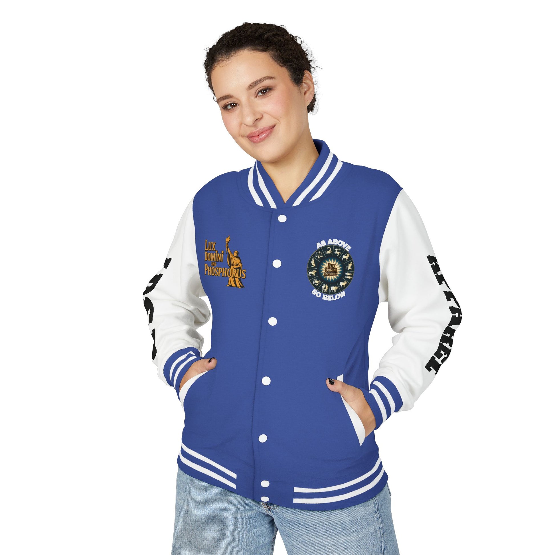 Letterman Jacket - As above so below LD&P APPAREL Design