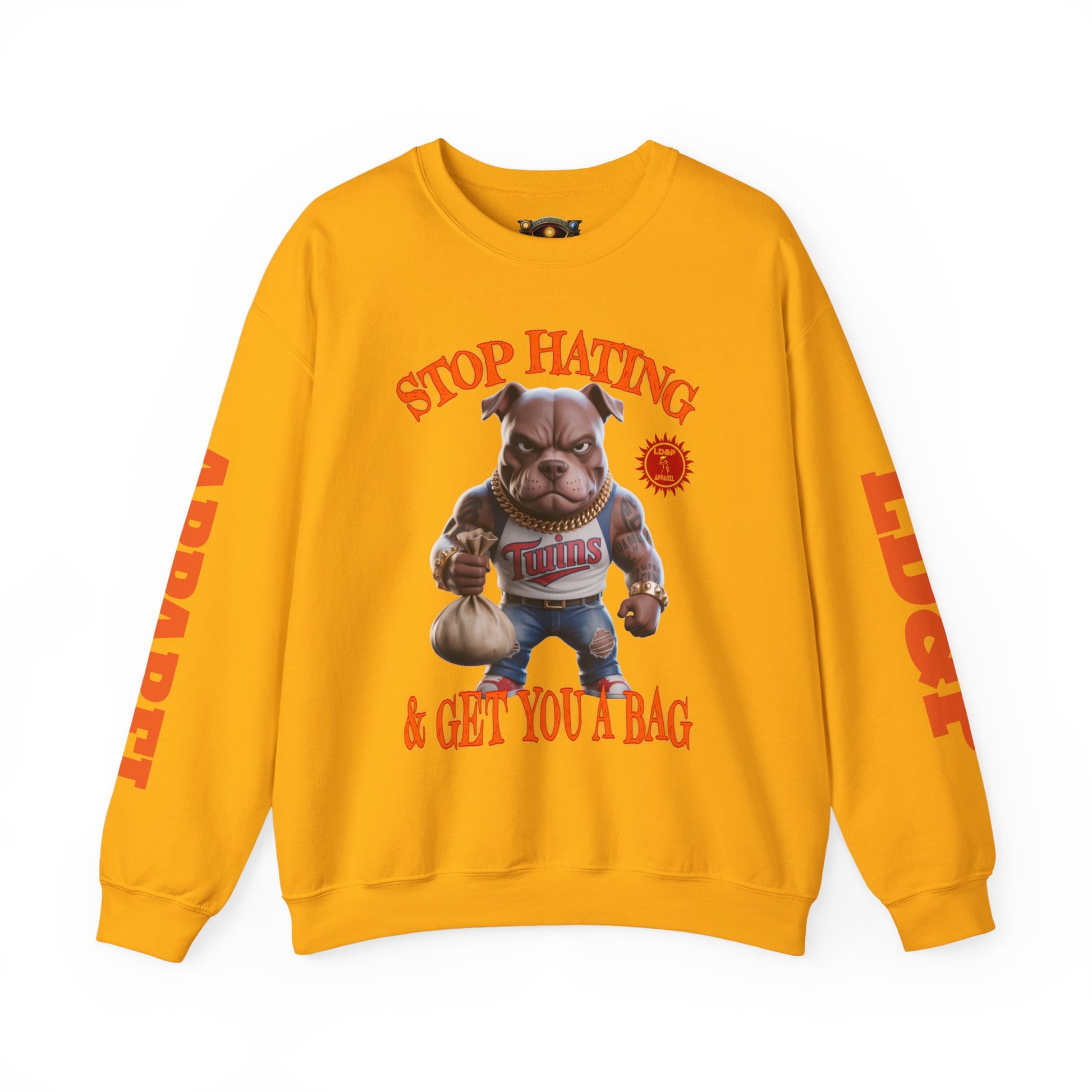 Unisex Sweatshirt Stop Hating LD&P Apparel Design