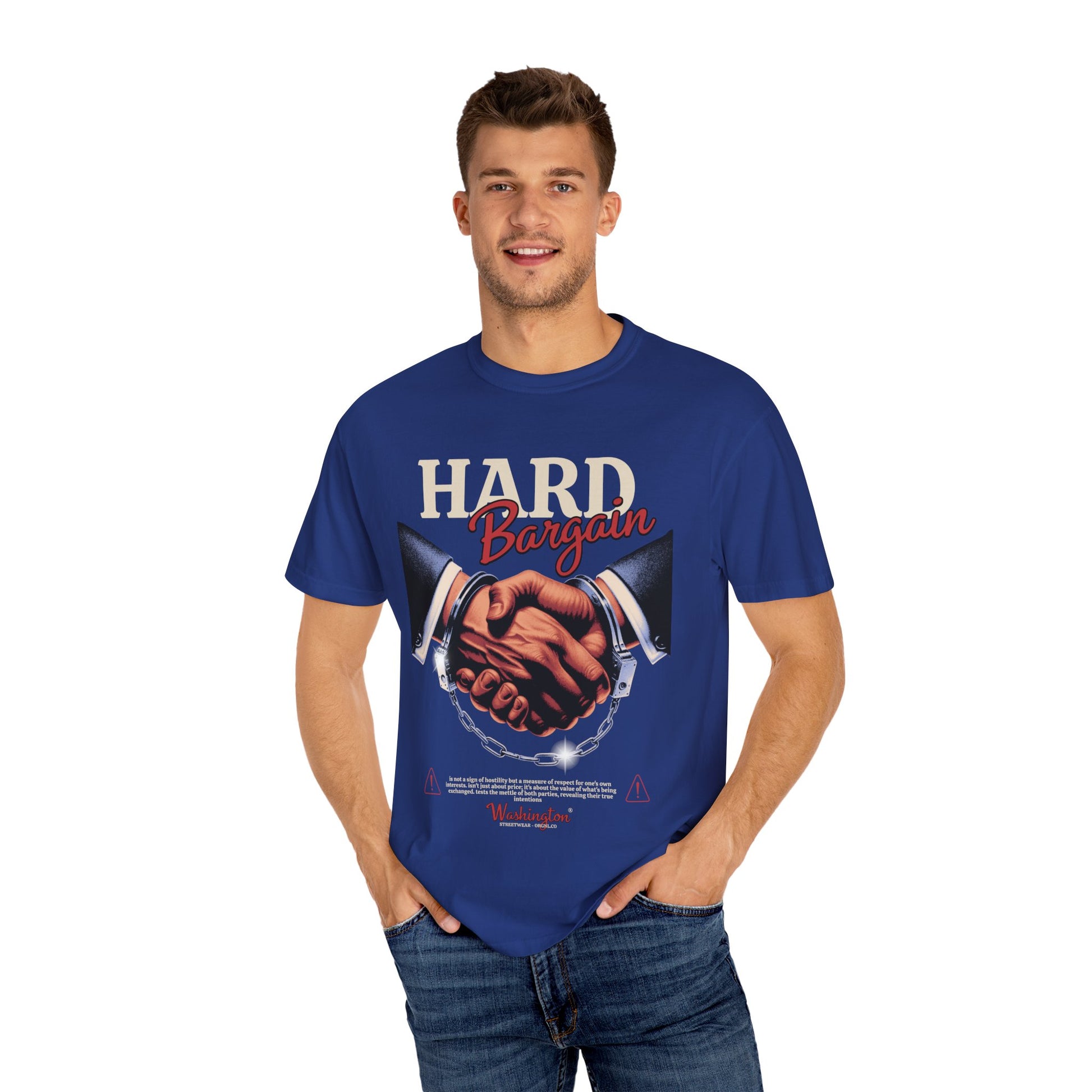 Garment-Dyed T-shirt Hard Bargain Graphic Tee