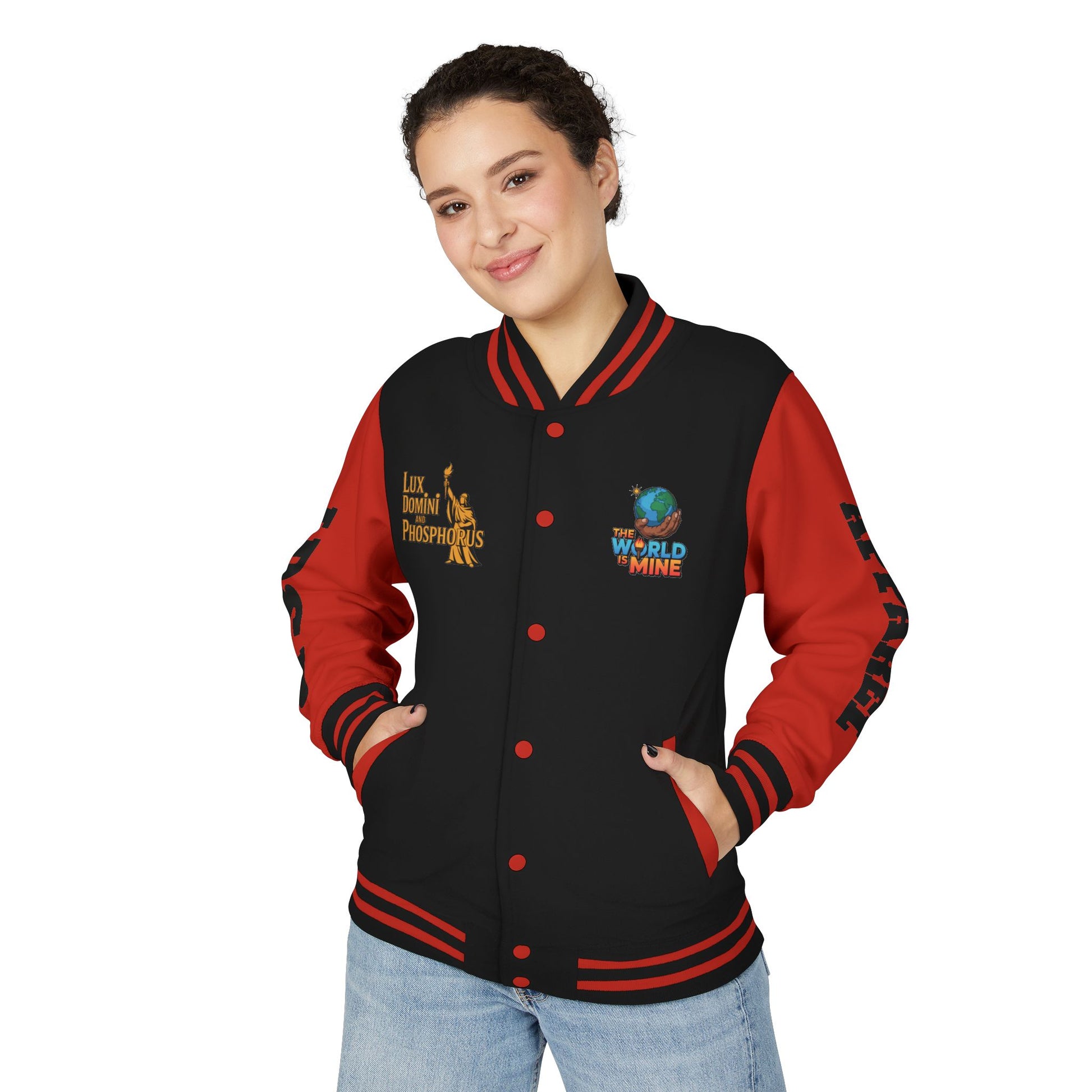 Letterman Jacket - The World is Mine LD&P APPAREL Design