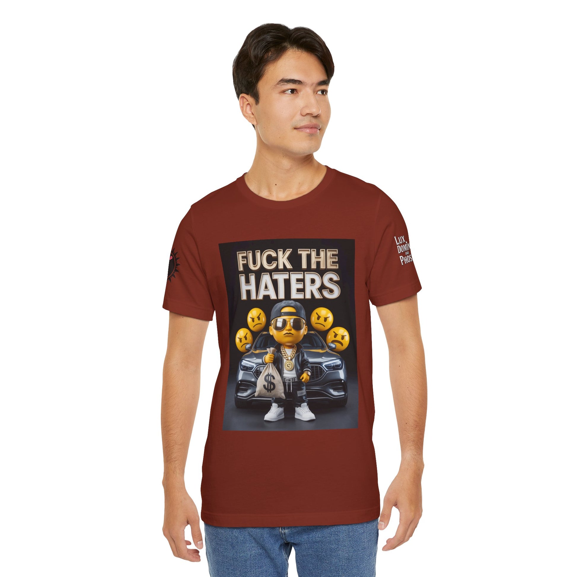Fuck the Haters Unisex Tee - Bold Graphic Motivational Shirt