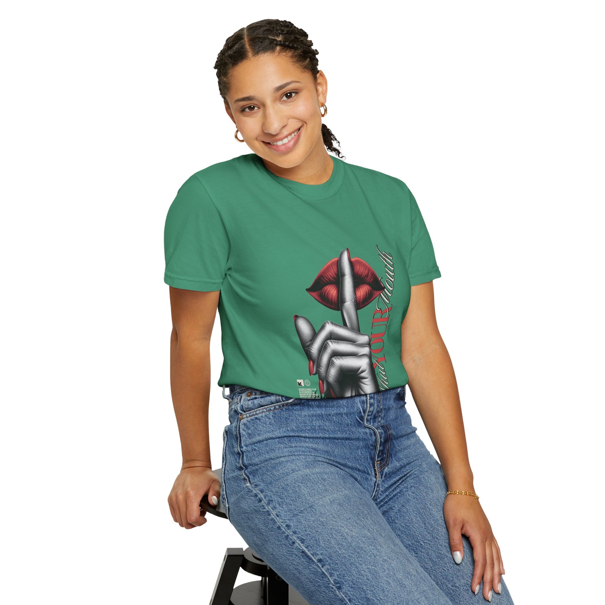 Dyed T-shirt - Big Moma Print