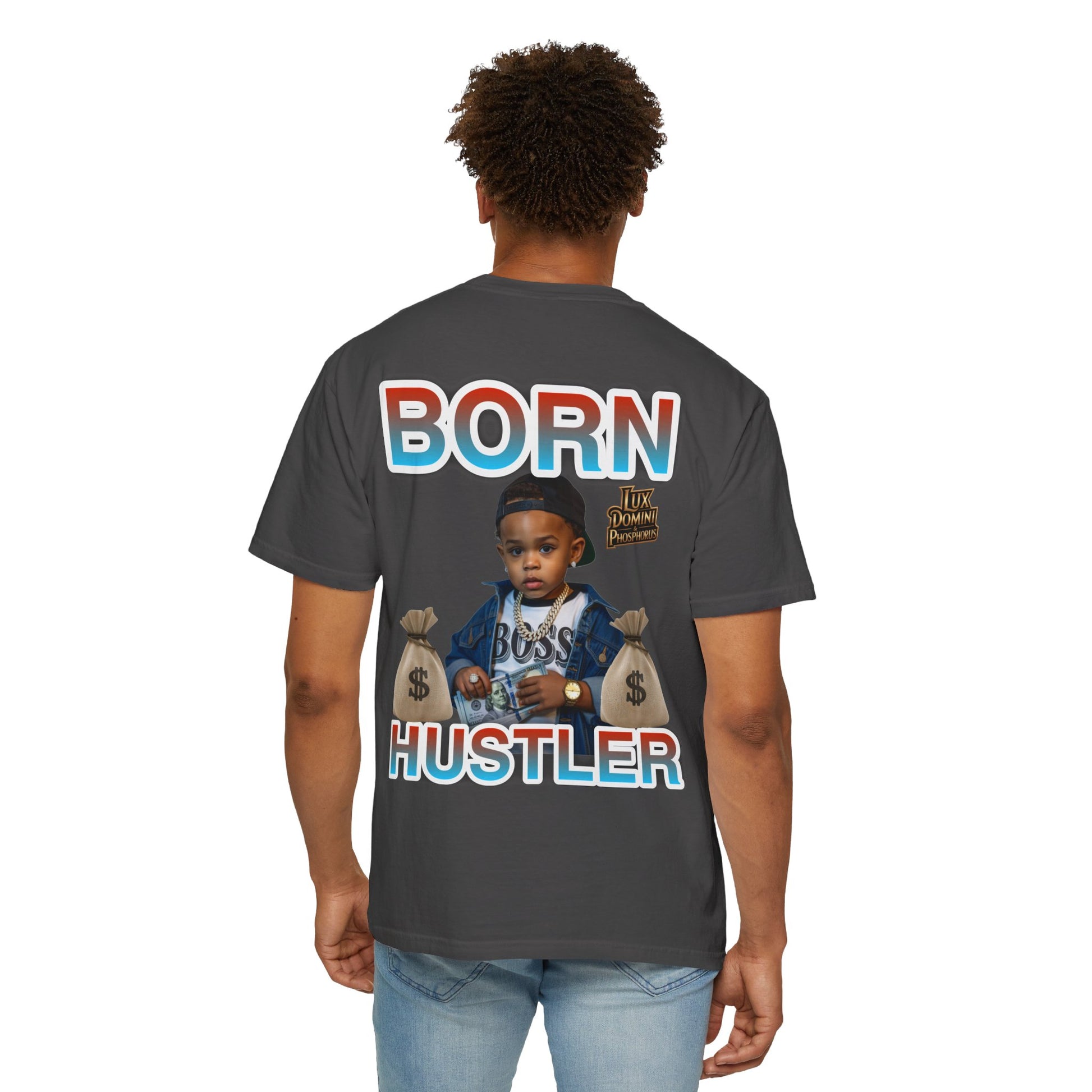 Garment-Dyed T-shirt BORN HUSTLER LD&P APPAREL
