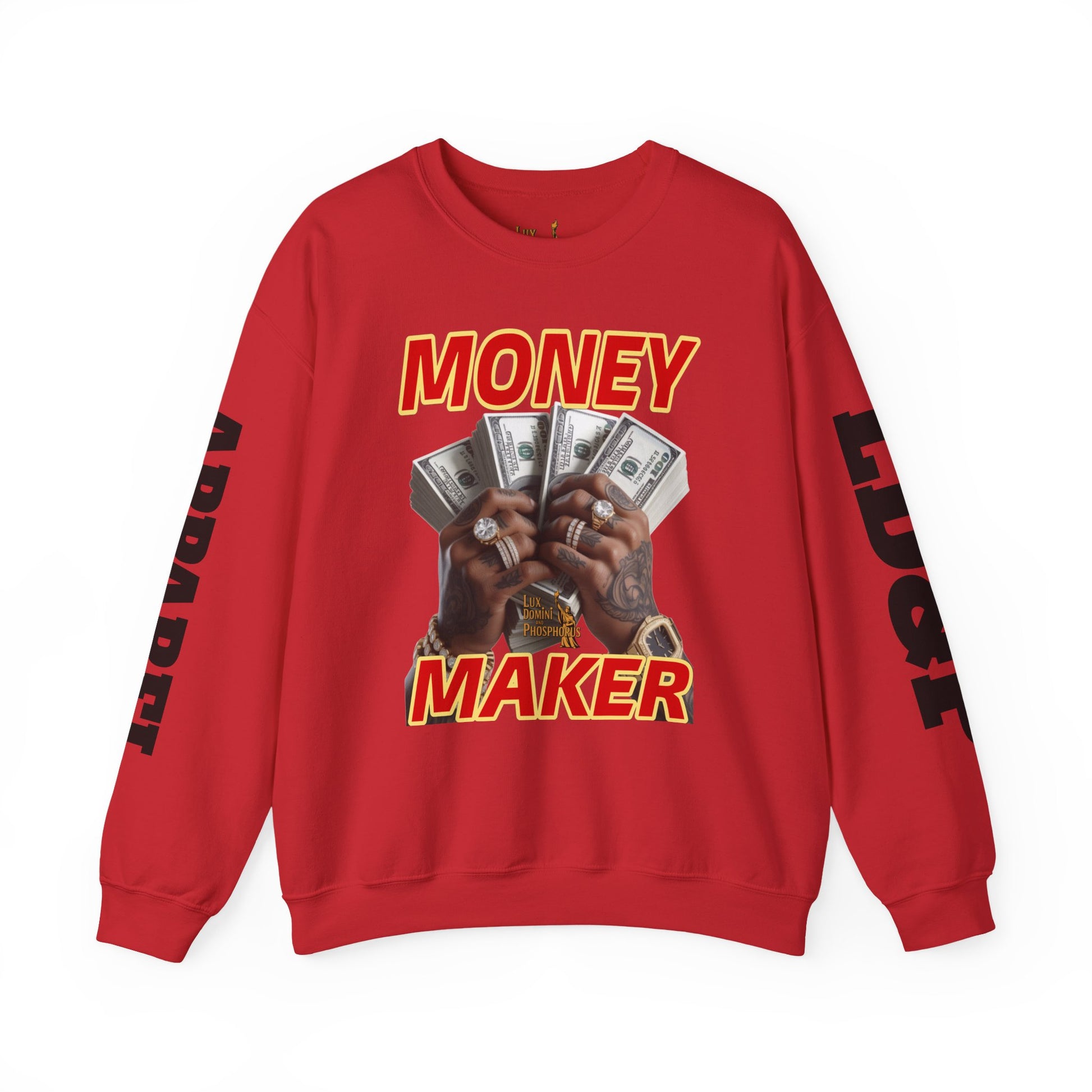 Money Maker Unisex Sweatshirt - LD&P APPAREL Design