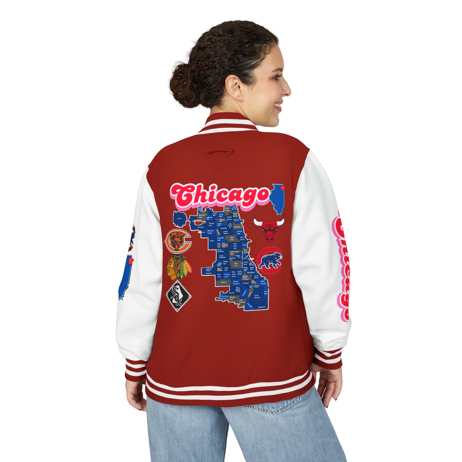 Letterman Jacket Chicago Design