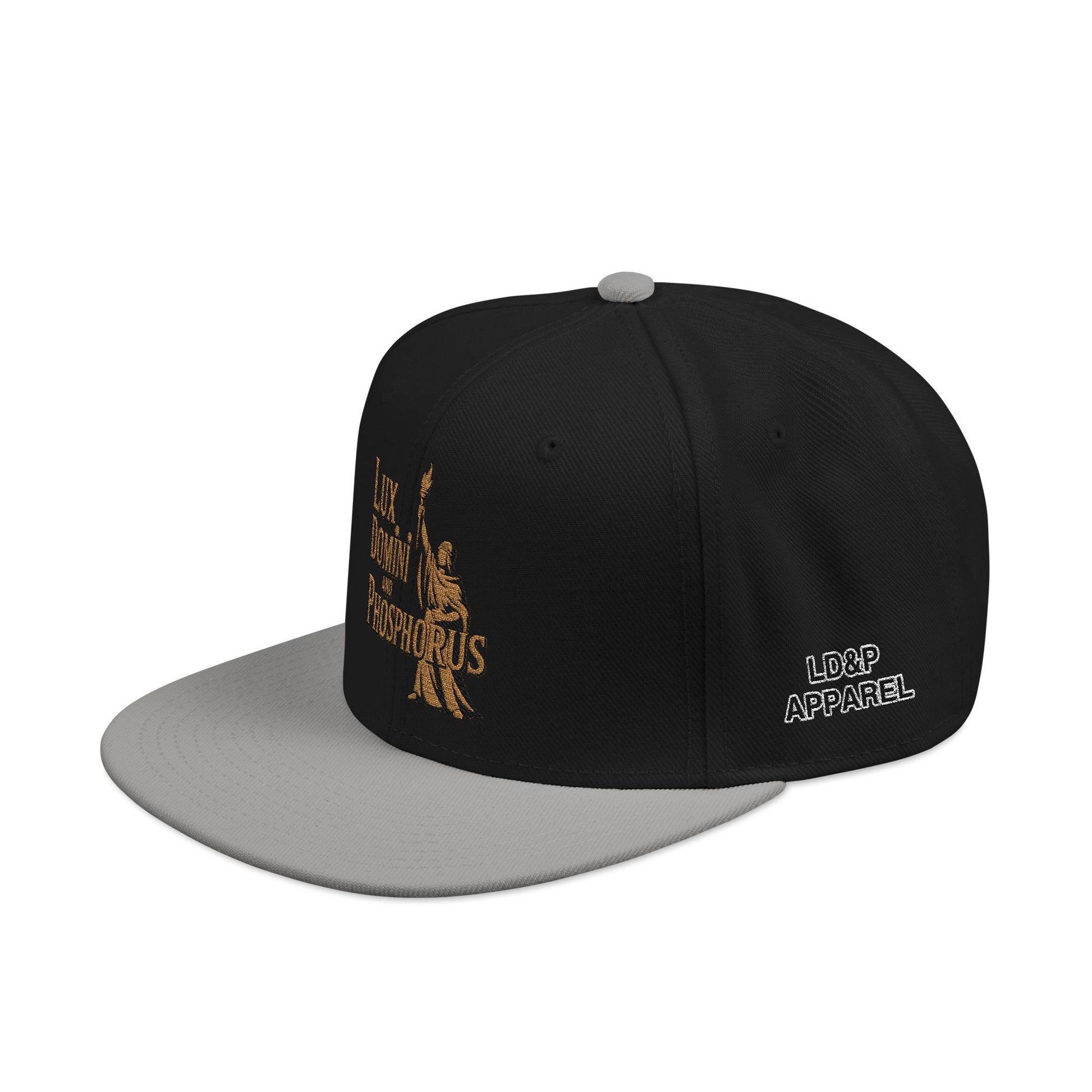 Snapback Cap - LUX DOMINI AND PHOSPHORUS Embroidered Hat