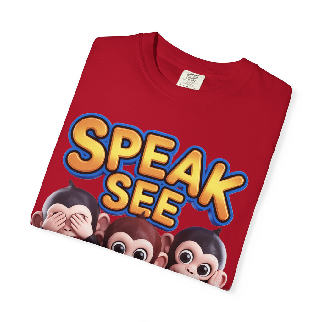 Graphic T-Shirt Speak See Hear No Evil