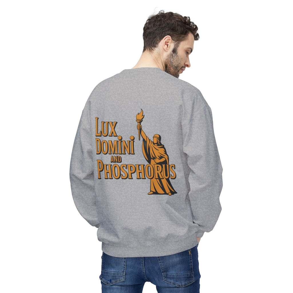"Lux Domini and Phosphorus" crew-neck sweatshirt