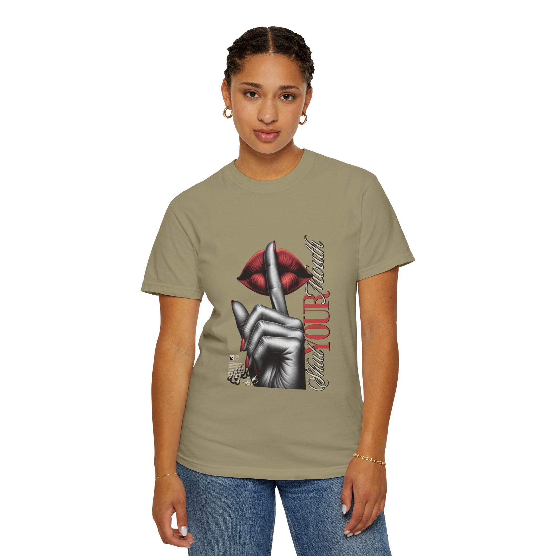 Dyed T-shirt - Big Moma Print