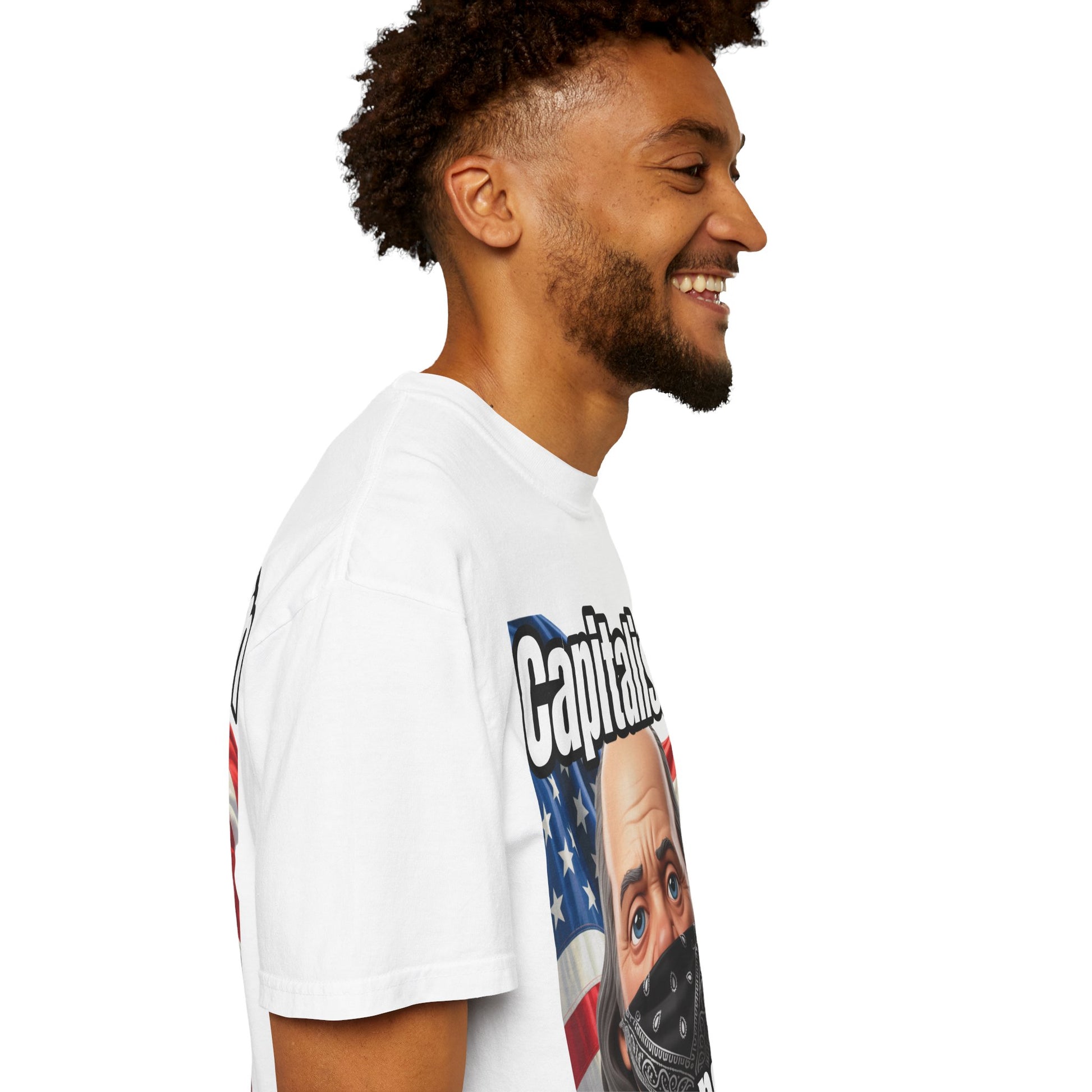 Garment-Dyed T-shirt capitalism is Gangsta