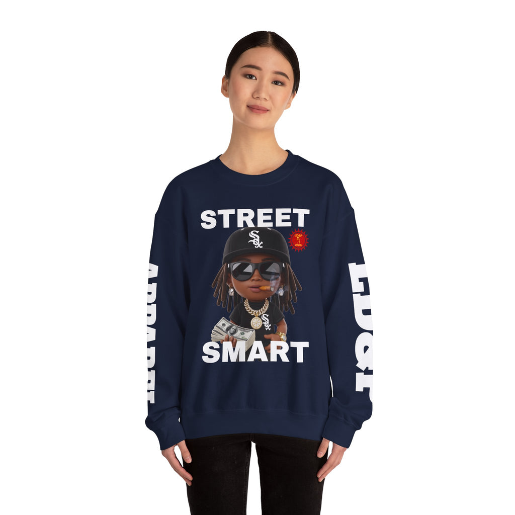 Street Smart Crewneck Sweatshirt - Urban Casual Wear