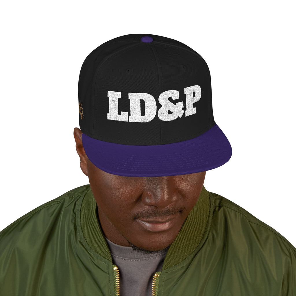 Embroidered Snapback Cap - LD&P Apparel Design 2