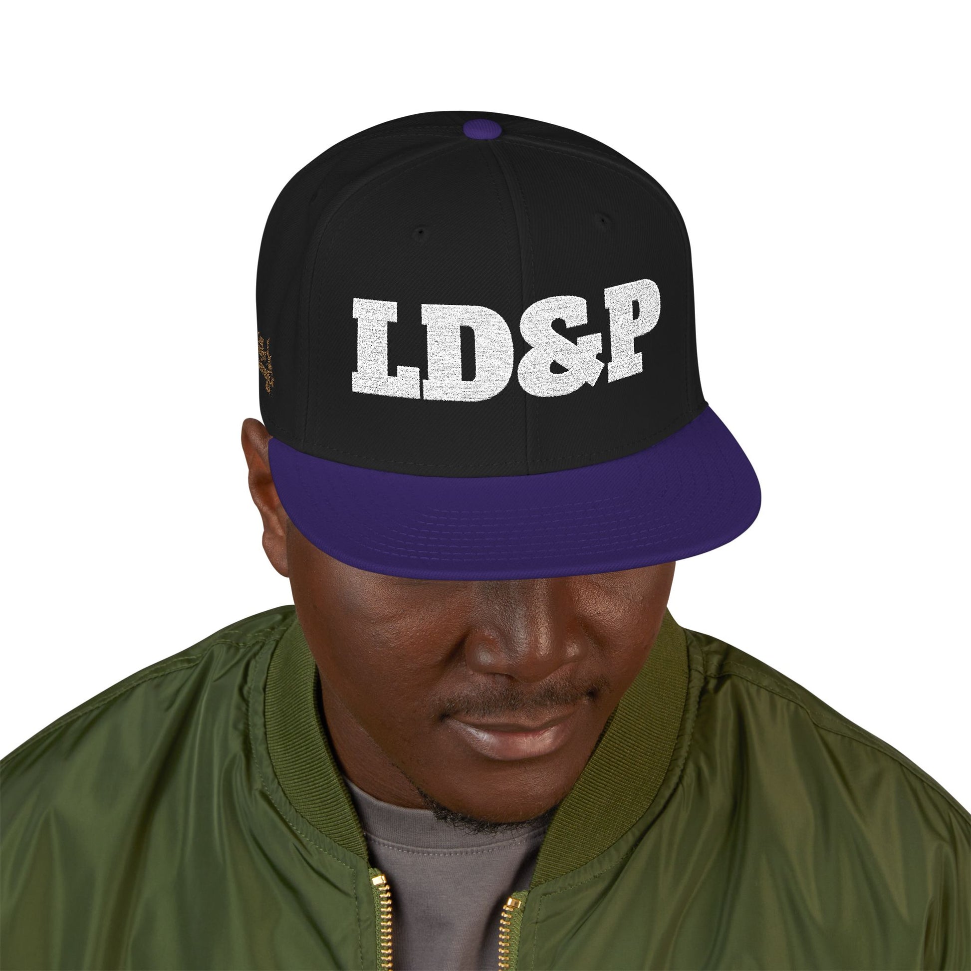 Embroidered Snapback Cap - LD&P Apparel Design 2