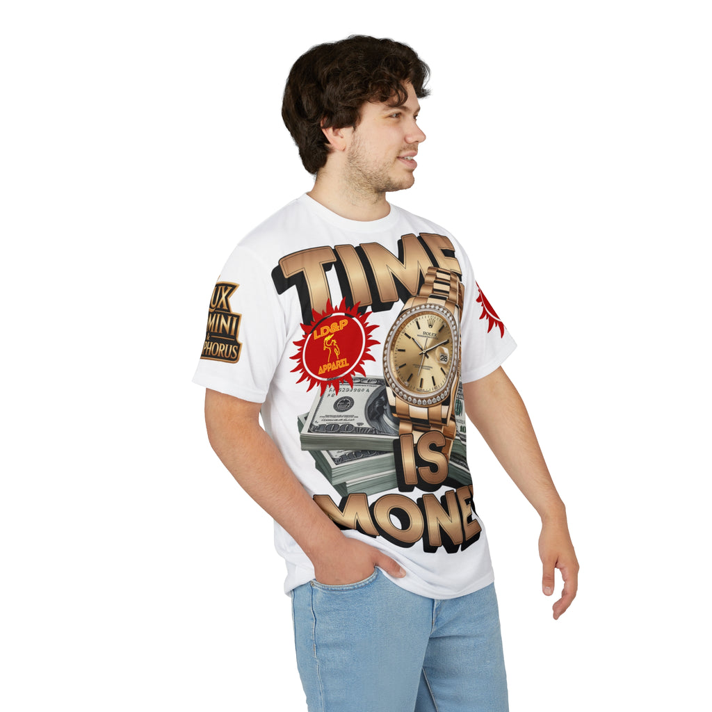 Time Is Money Unisex Tee - LD&P Apparel Design white
