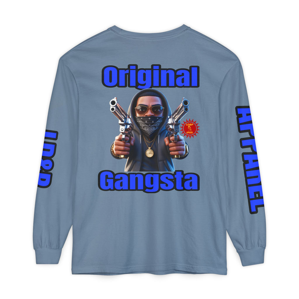 Long Sleeve T-Shirt Original Gangsta LD&amp;P Apparel Design