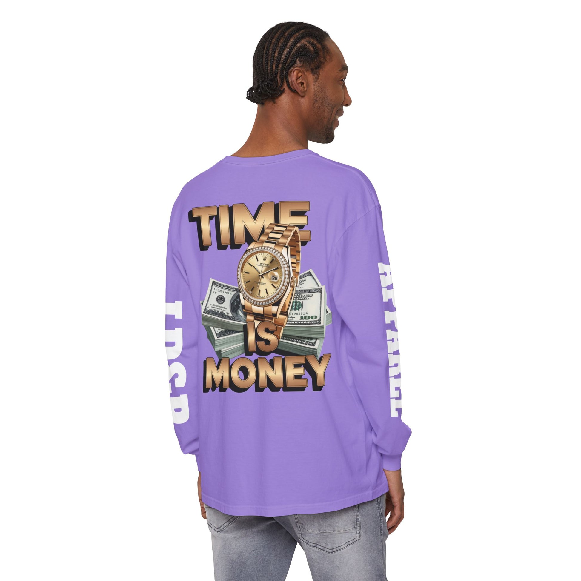 Long Sleeve T-Shirt Time is MONEY Design