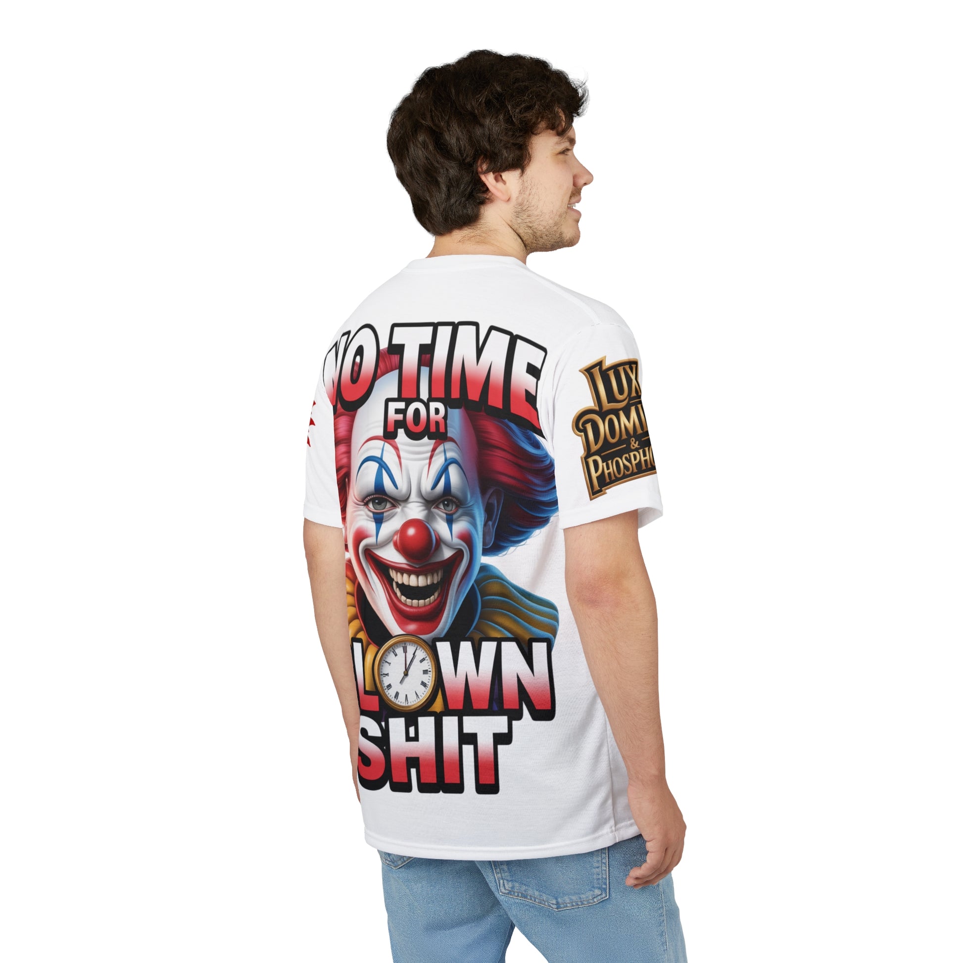 T-Shirt No Time For Clowns Unisex white