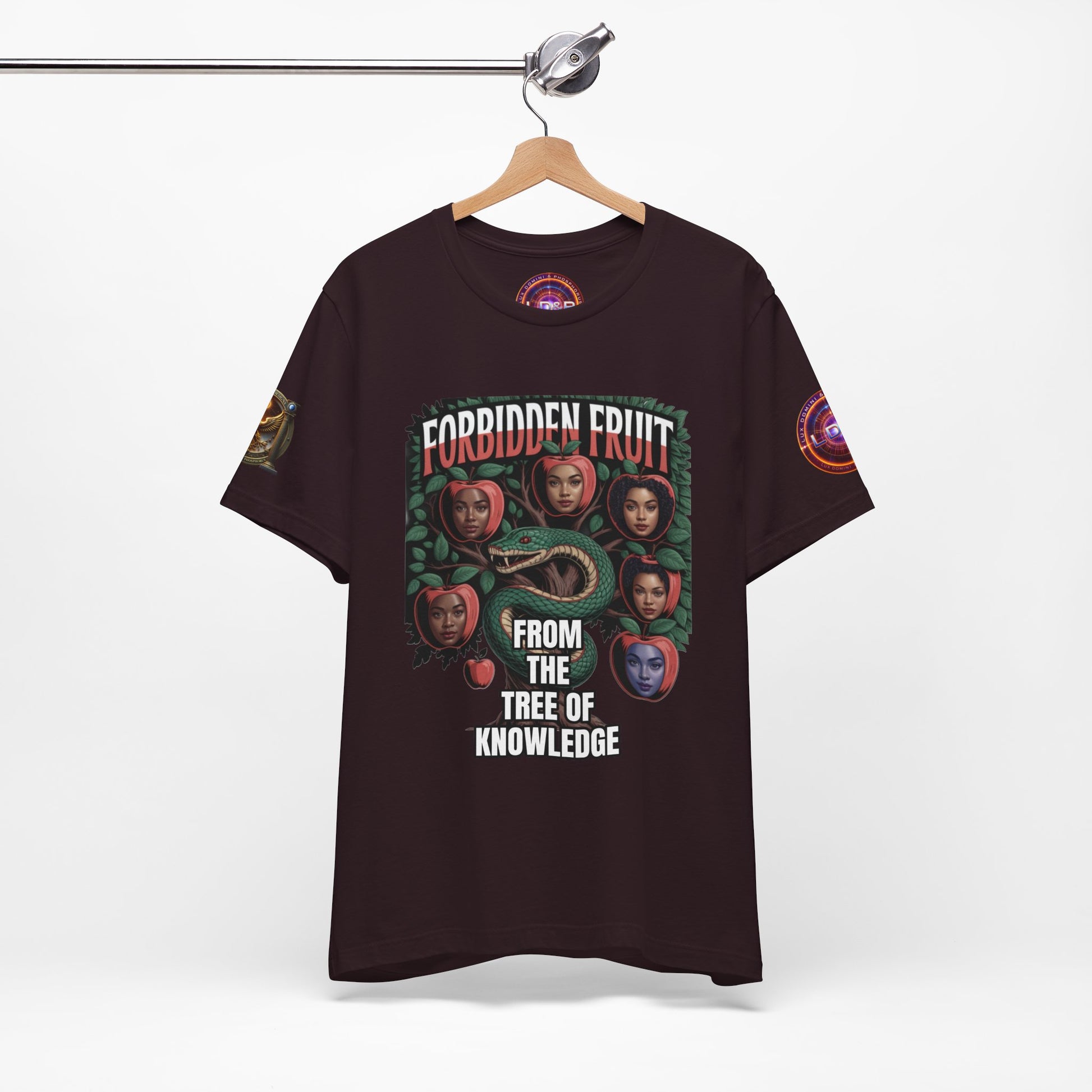 Short Sleeve Tee - Tree of Knowledge Forbidden Fruit Design