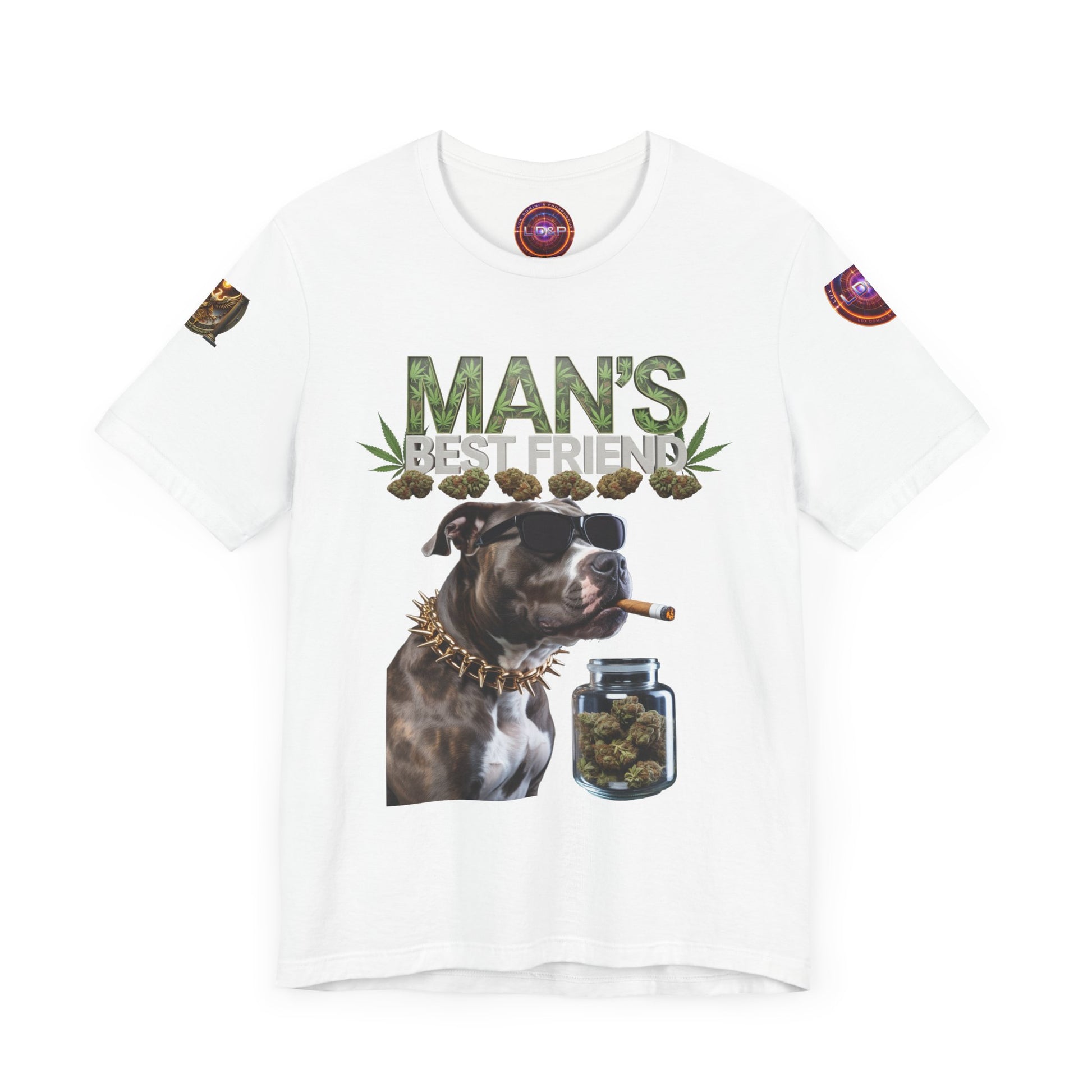 Unisex Tee Man's Best Friend Weed Design Shirt