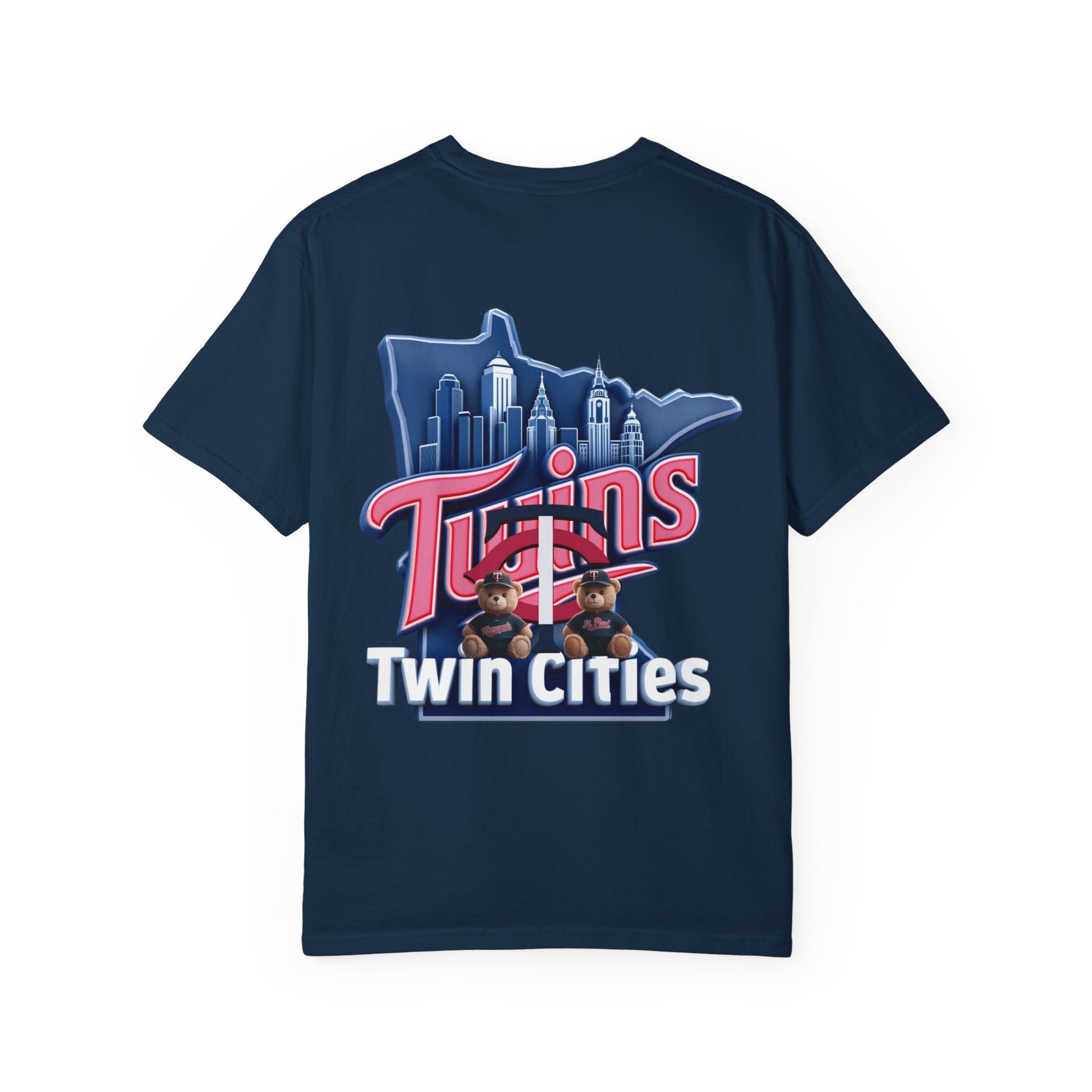 Twin City Unisex T-Shirt, Sporty Tee for Fans, Garment-Dyed Shirt, Perfect for Game Day, Show Your Team Spirit!