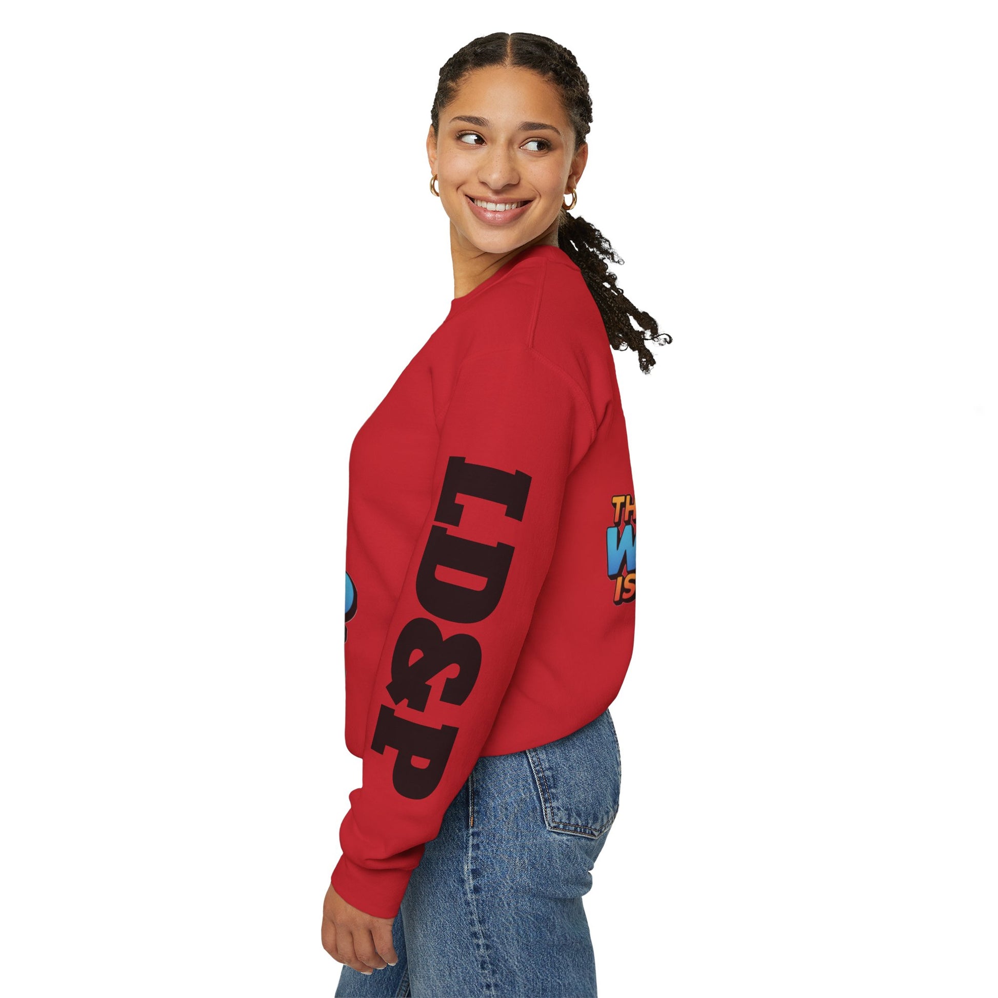 Graphic Sweatshirt - The World Is Mine LD&P APPAREL Design