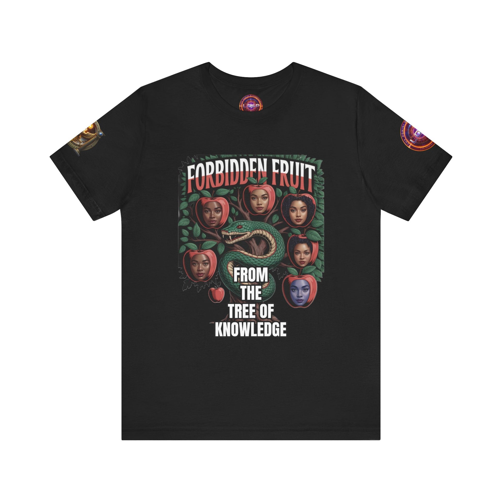 Short Sleeve Tee - Tree of Knowledge Forbidden Fruit Design