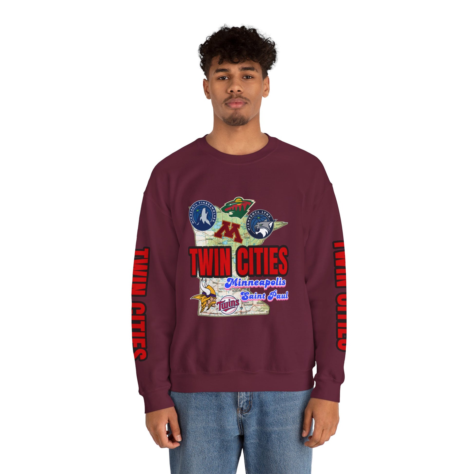 Crewneck Sweatshirt TWIN CITIES Urban Design