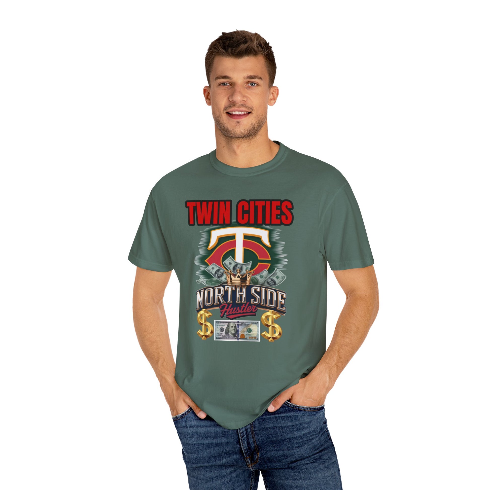 Garment-Dyed T-shirt - TC Northside HUSTLER