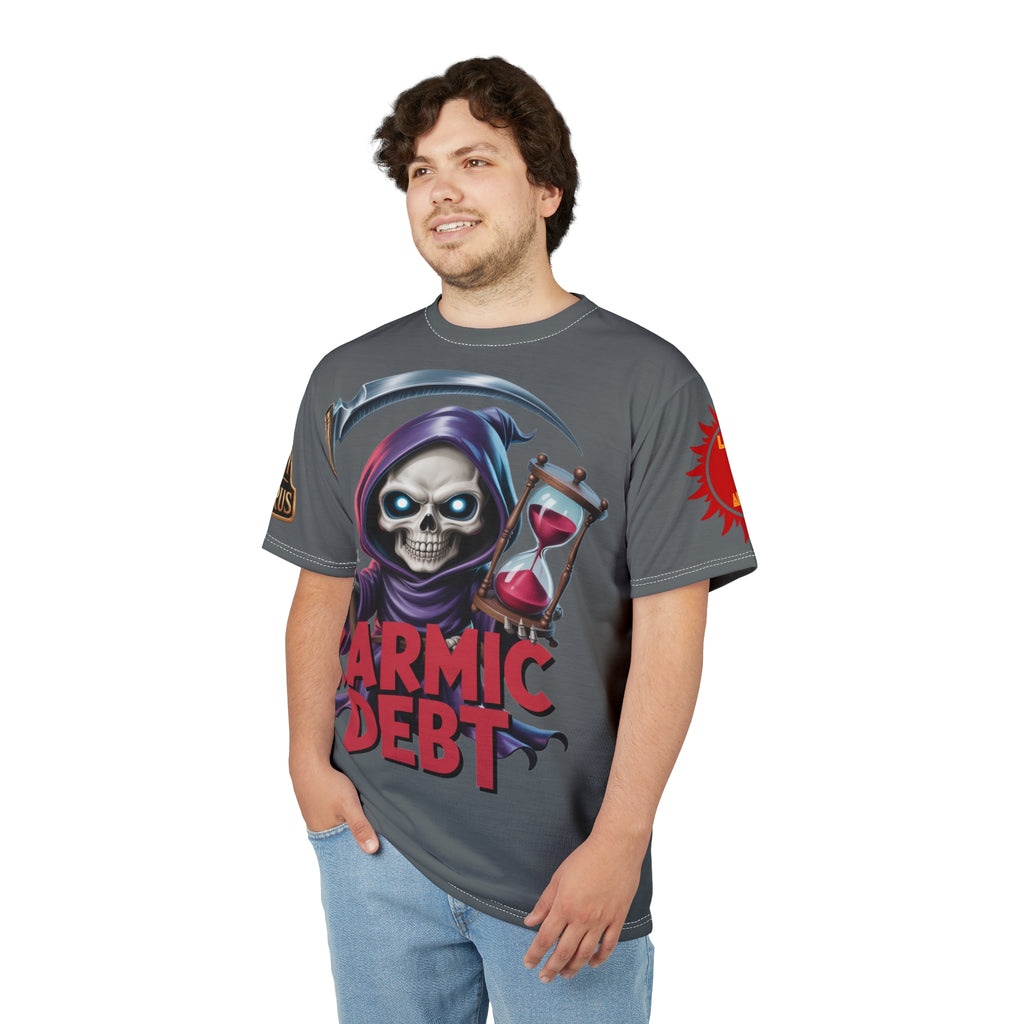 Karmic Debt Graphic Tee — LD&P Apparel Dark Grey