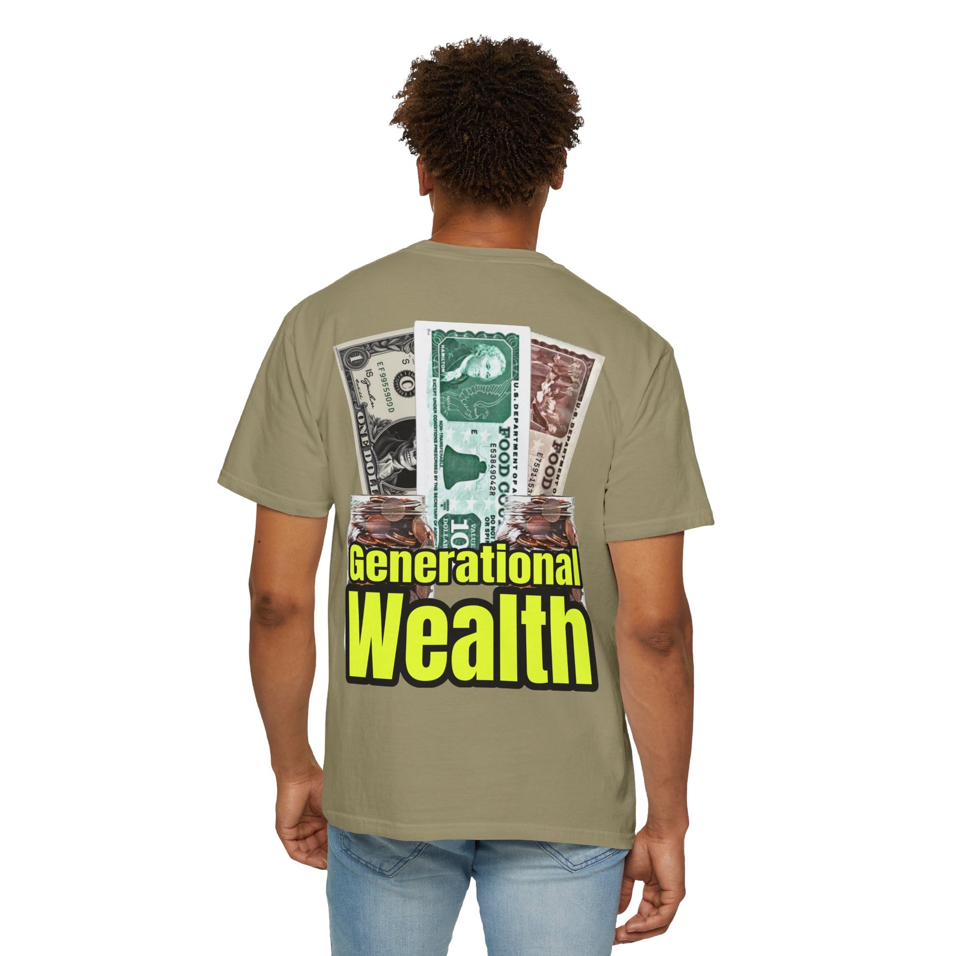 Garment-Dyed T-shirt Generational Wealth Tee