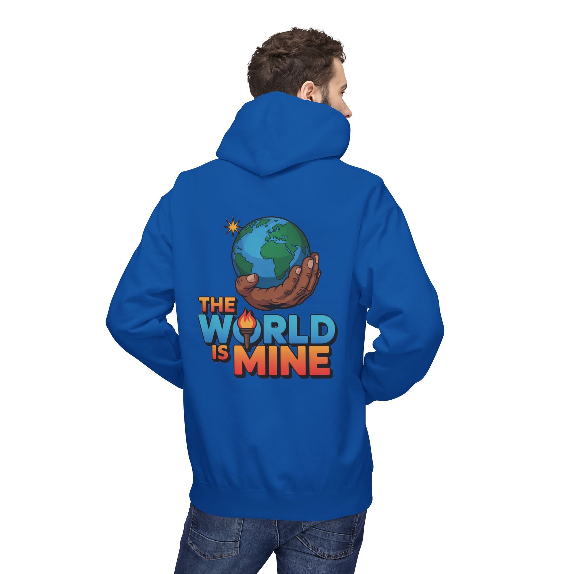 Hoodie Lux Domini and Phosphorus Design The World is Mine