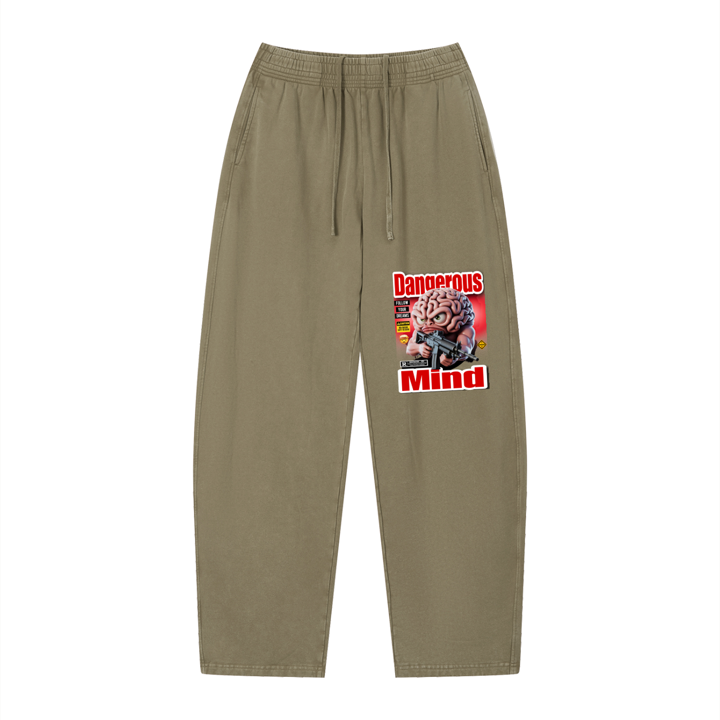 Unisex Vintage Wash Loose Sweatpants