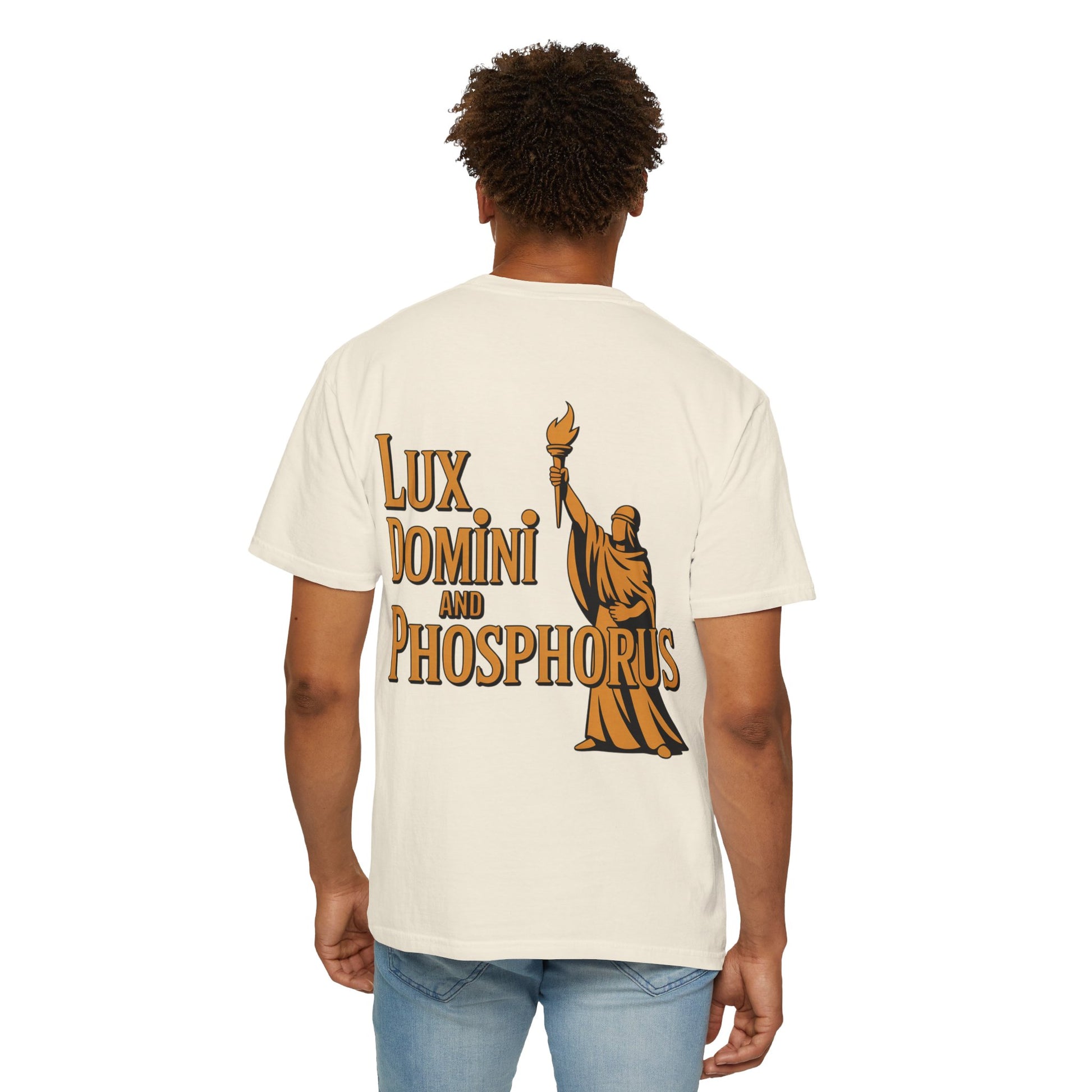Garment-Dyed T-shirt Thin Line Love Hate LD&amp;P APPAREL Design