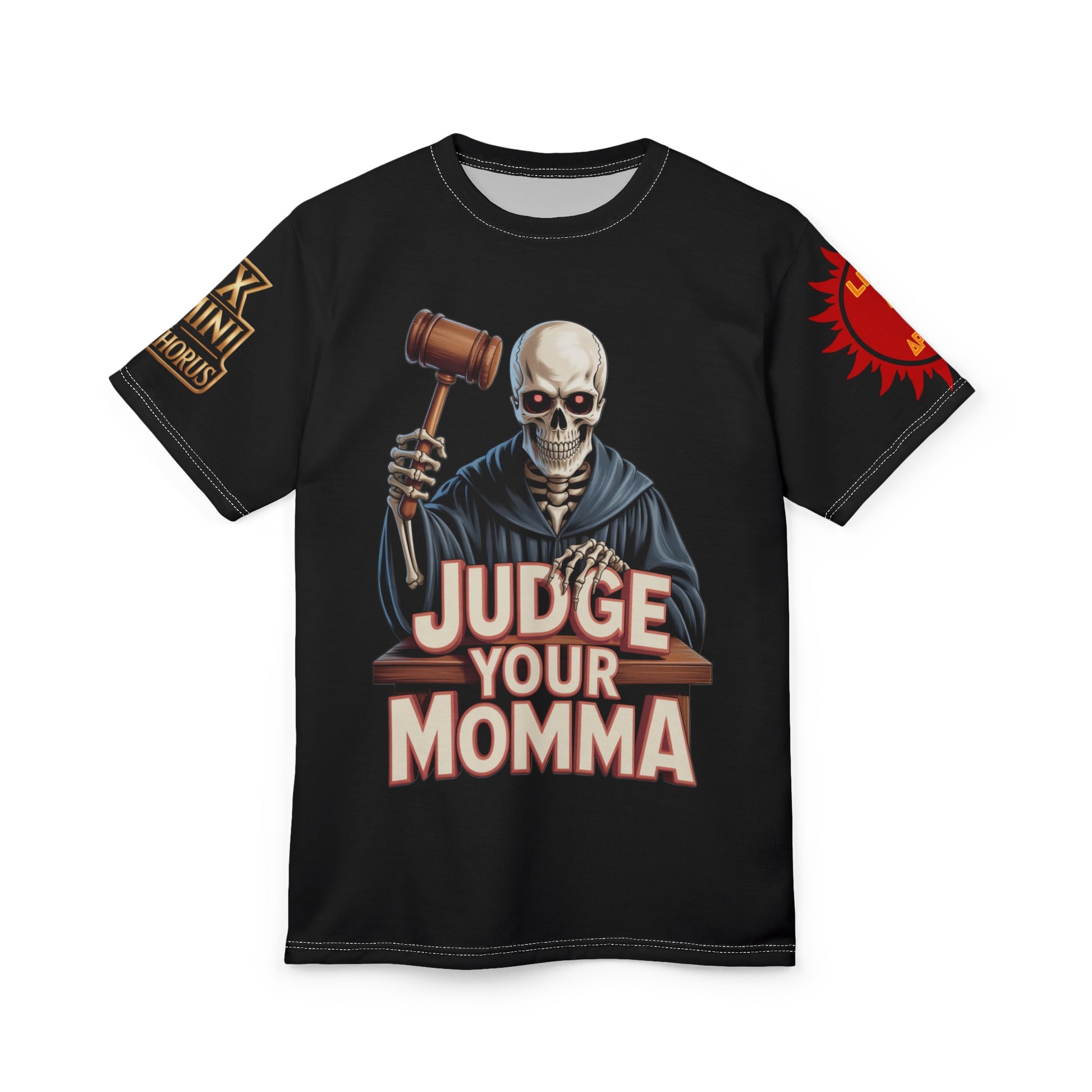 Judge Your Momma Tee — Funny Retro Slogan T-Shirt