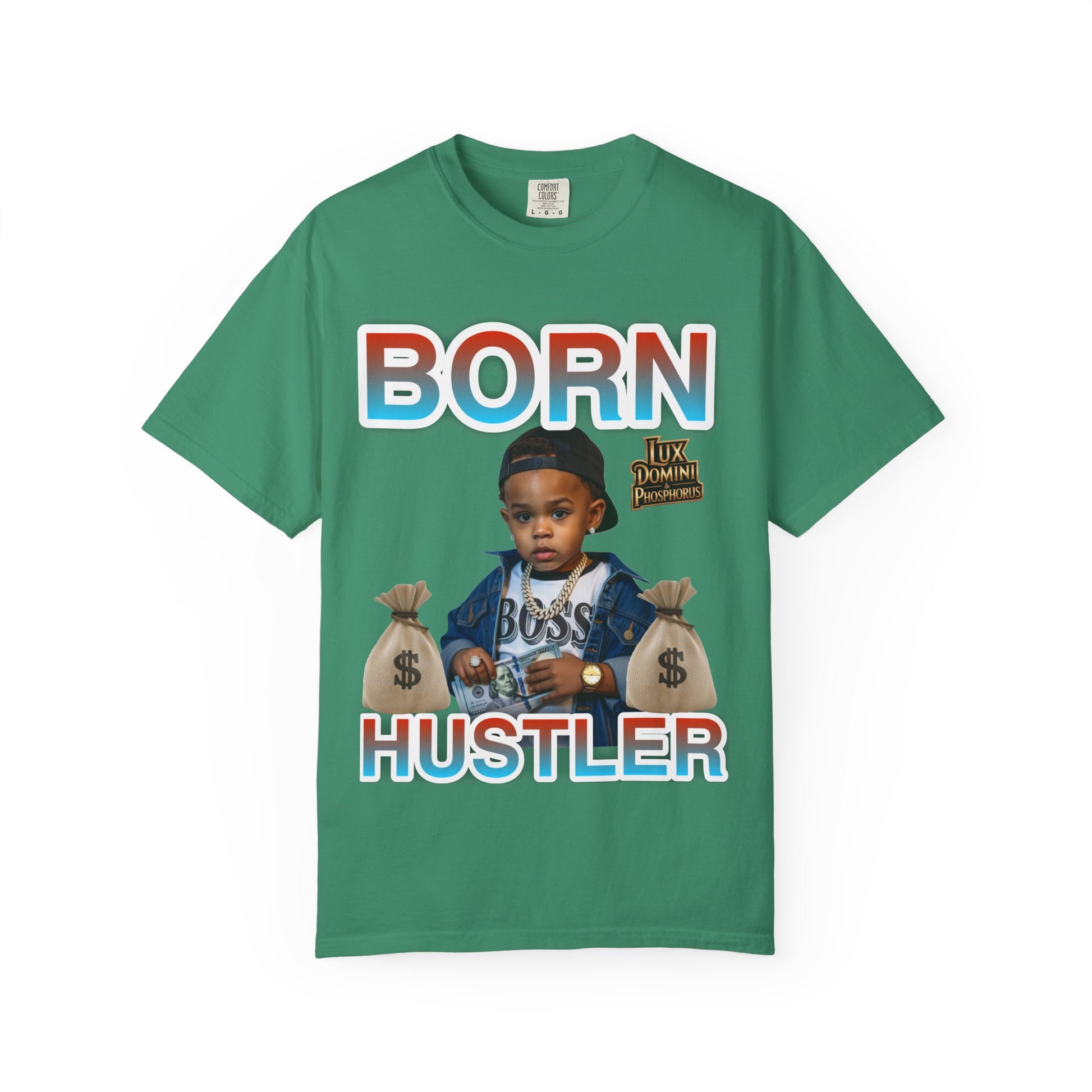 Garment-Dyed T-shirt BORN HUSTLER LD&P APPAREL