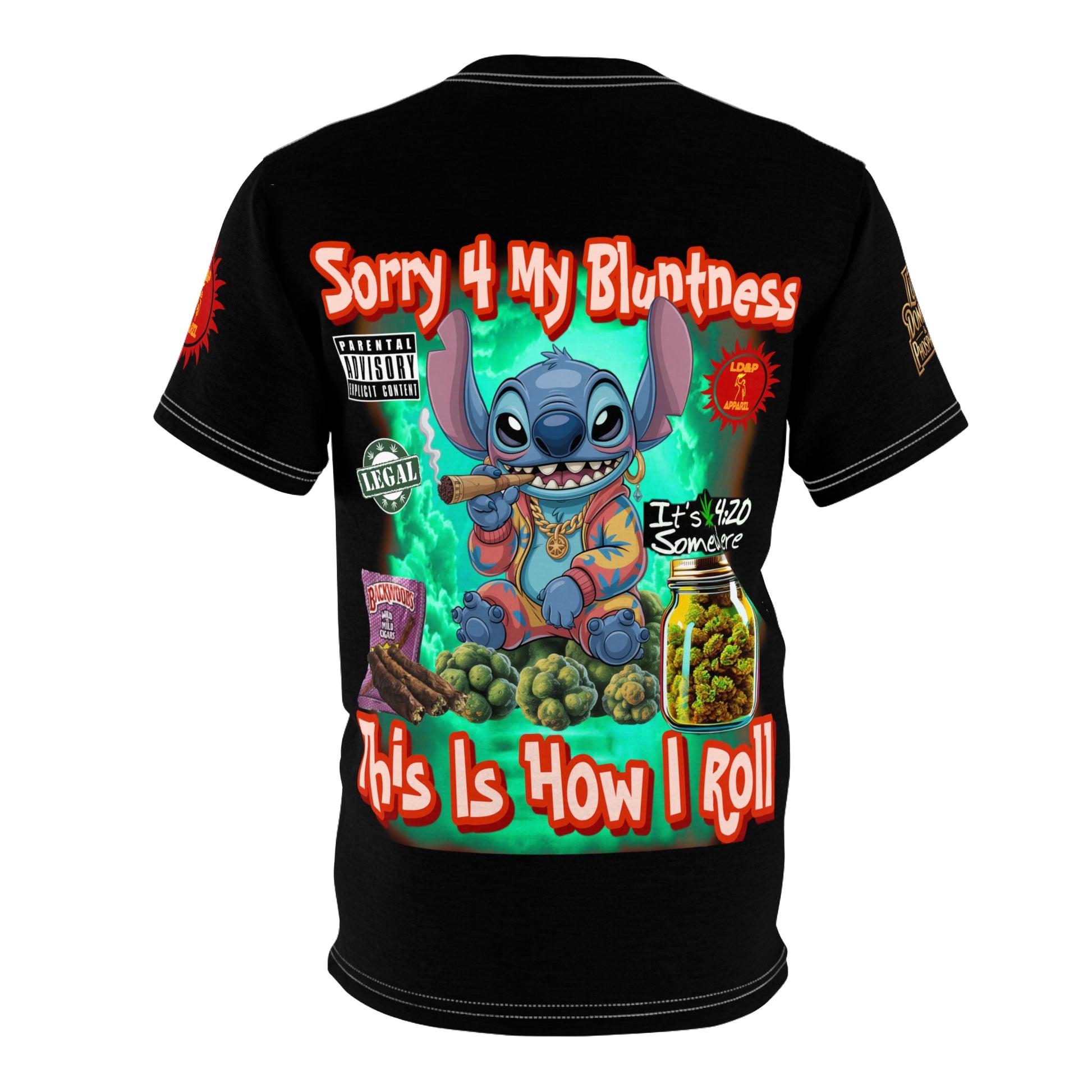 Graphic Tee — "Sorry 4 My Bluntness" Black