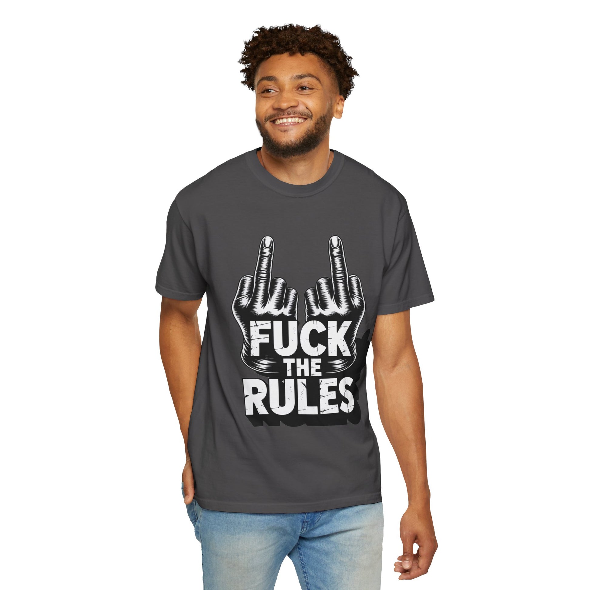 Trust Nothing Unisex T-shirt - Skip The Rules Typography Tee