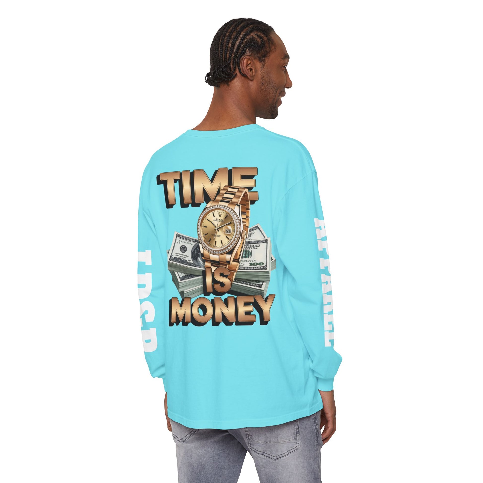 Long Sleeve T-Shirt Time is MONEY Design